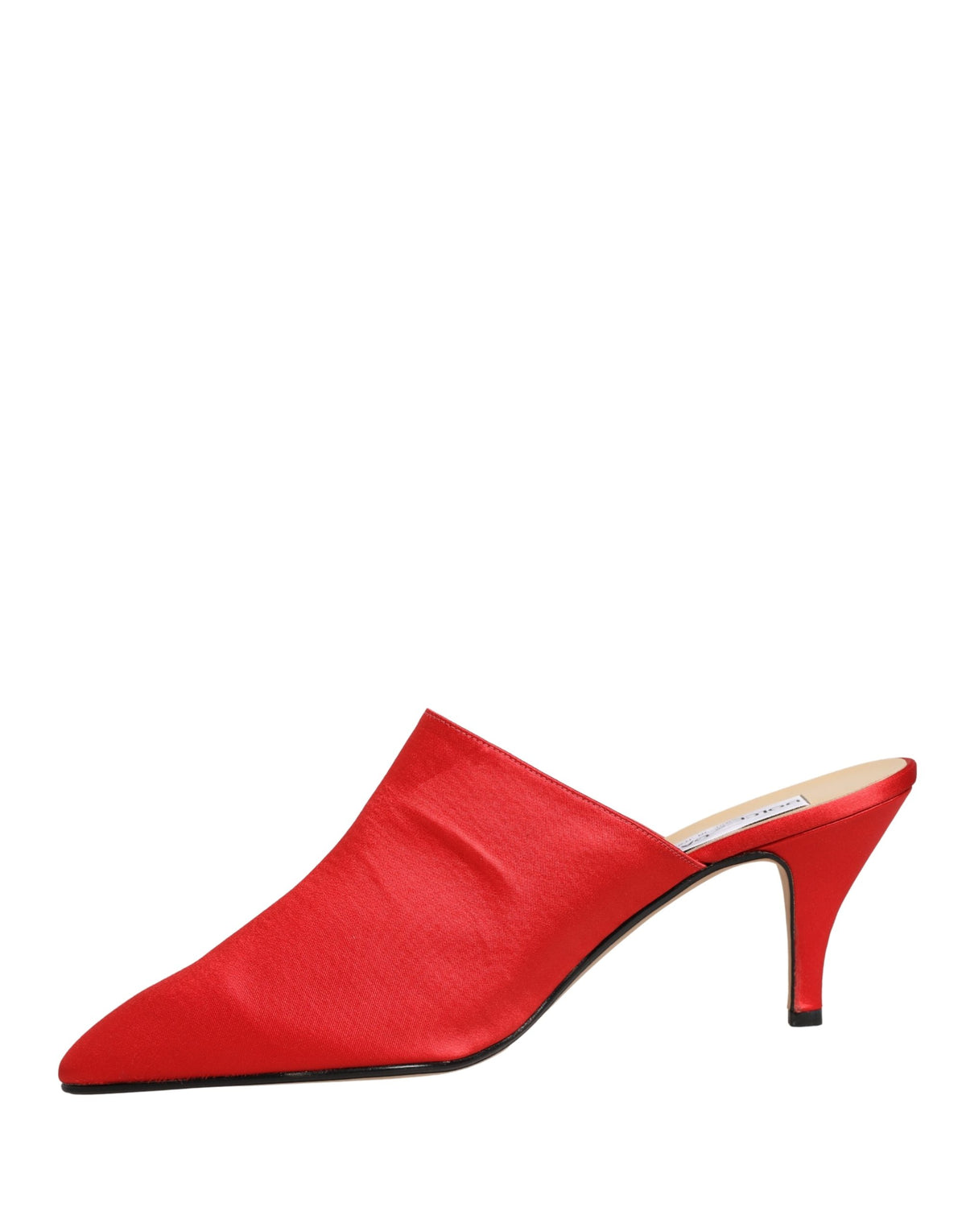 Dolce & Gabbana Red Suede Heel Mule Women's Shoes