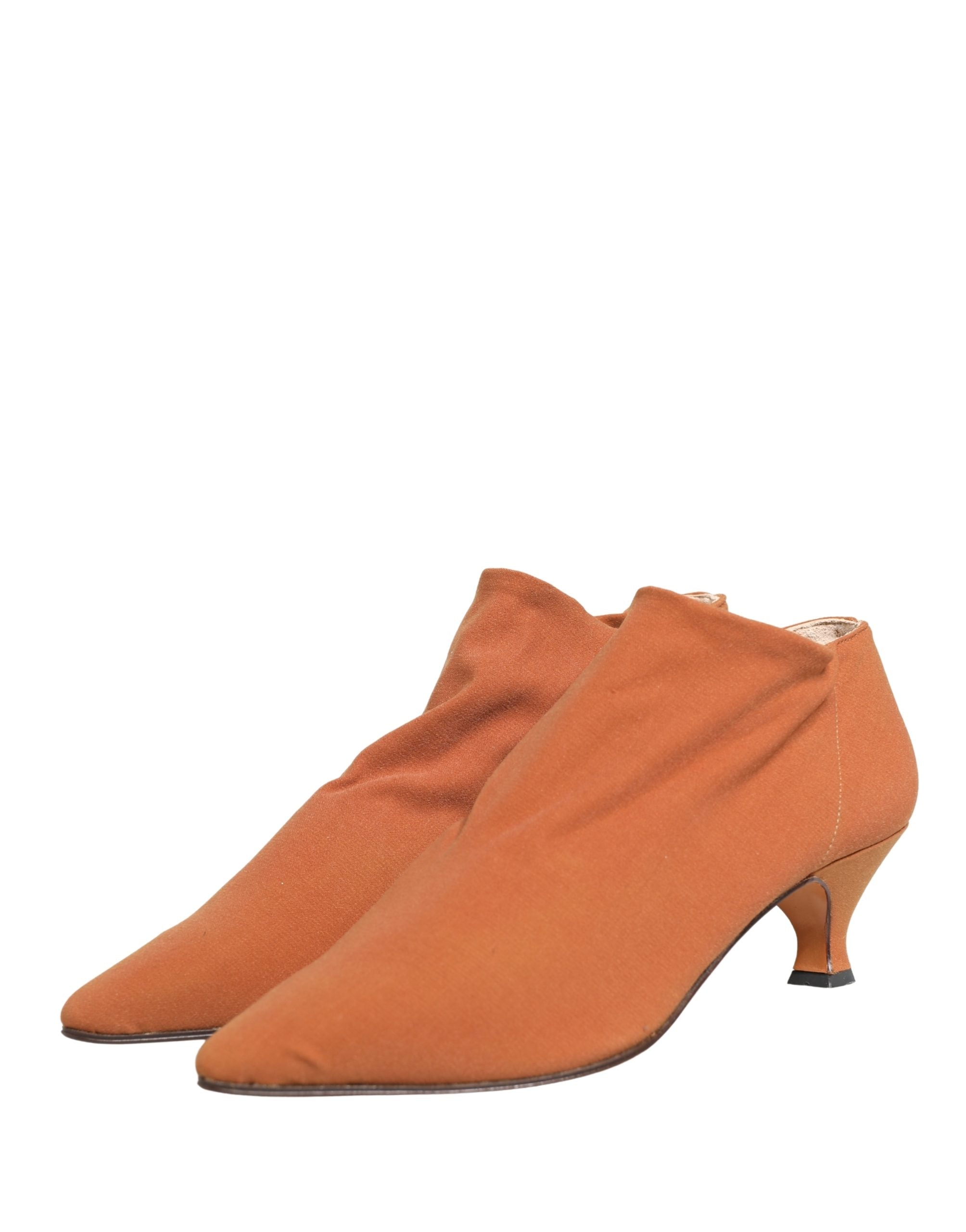 Dolce & Gabbana Brown Suede Ankle Boots Women's Shoes (Pre-Owned)