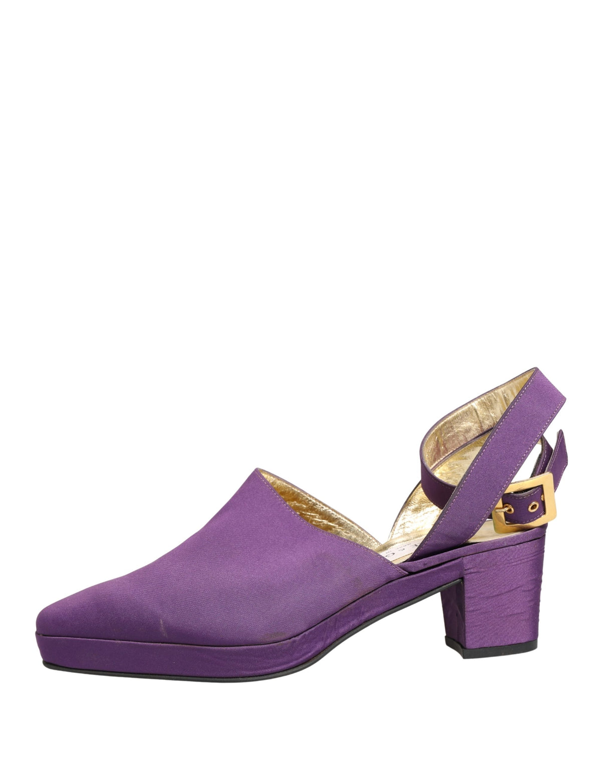Dolce & Gabbana Purple Suede Sandals Women's Shoes