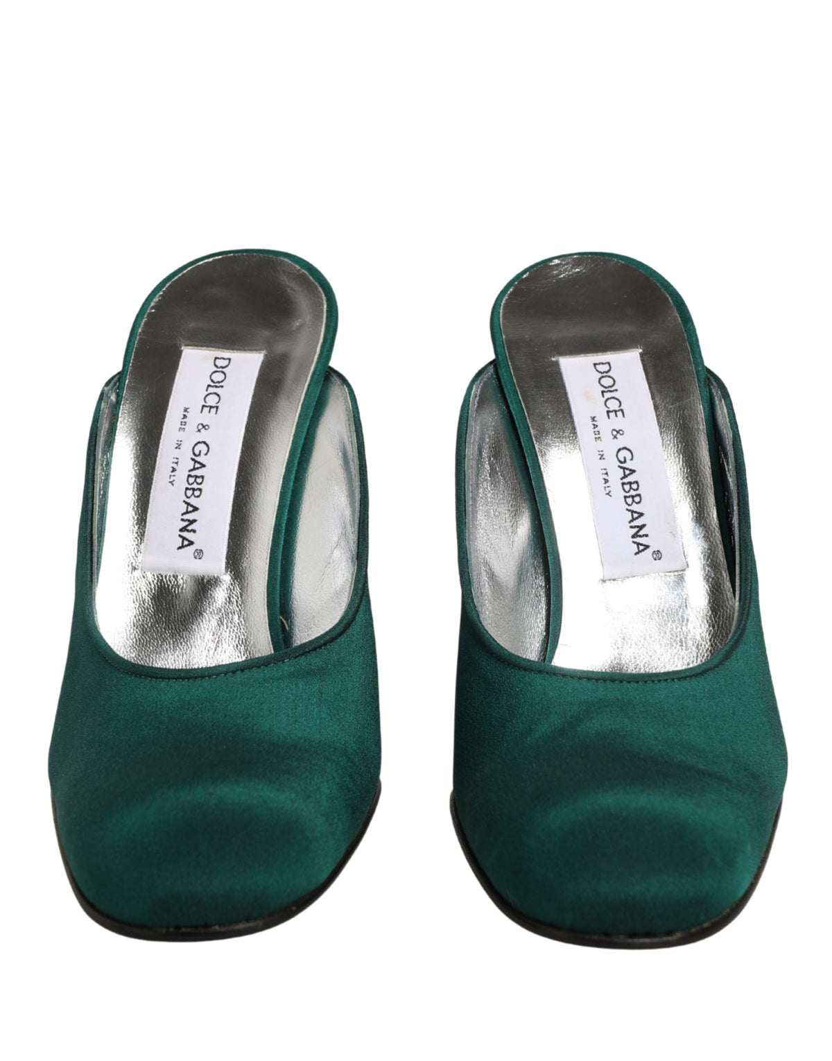 Dolce & Gabbana Green Suede Leather High Heel Pumps Women's Shoes (Pre-Owned)