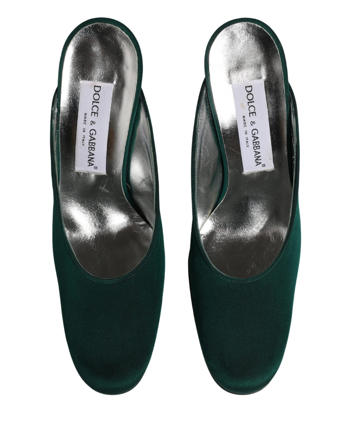 Dolce & Gabbana Green Suede Leather High Heel Pumps Women's Shoes (Pre-Owned)