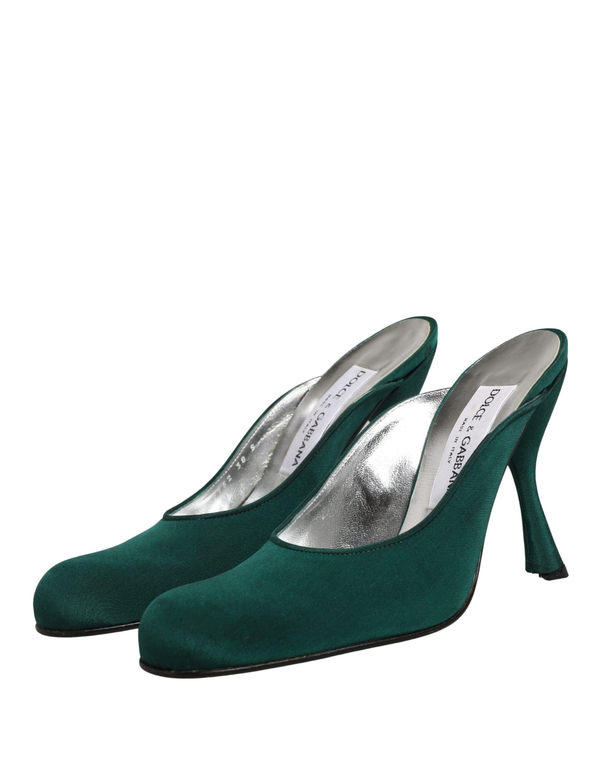 Dolce & Gabbana Green Suede Leather High Heel Pumps Women's Shoes (Pre-Owned)