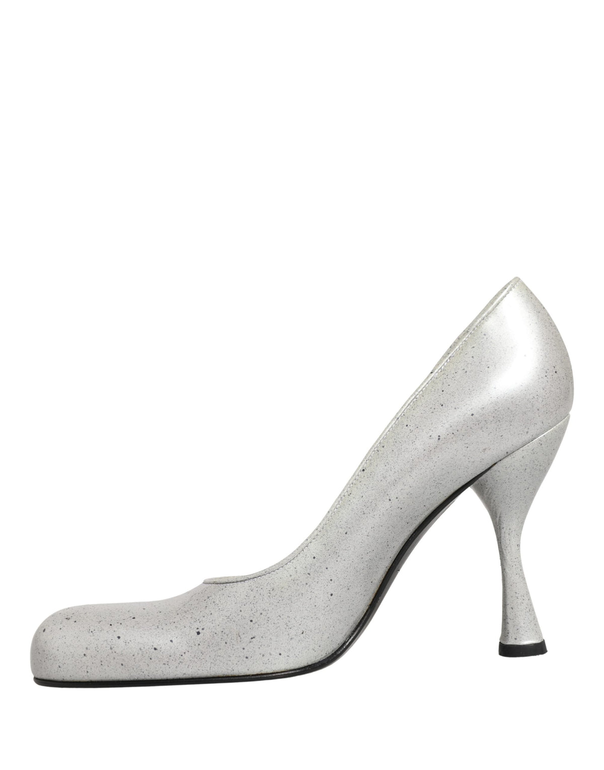 Dolce & Gabbana White Leather High Heels Women Pumps Women's Shoes