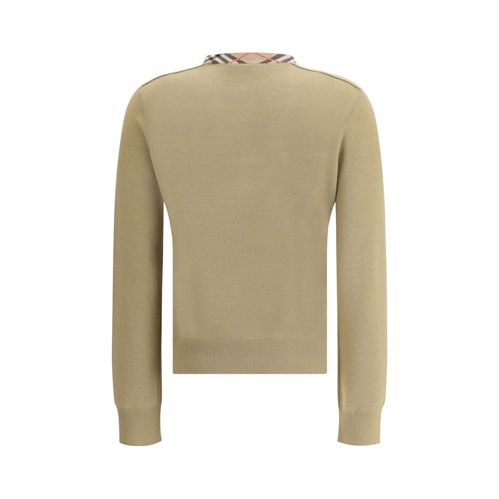 Burberry Brown Wool Oves Aries Women's Cardigan