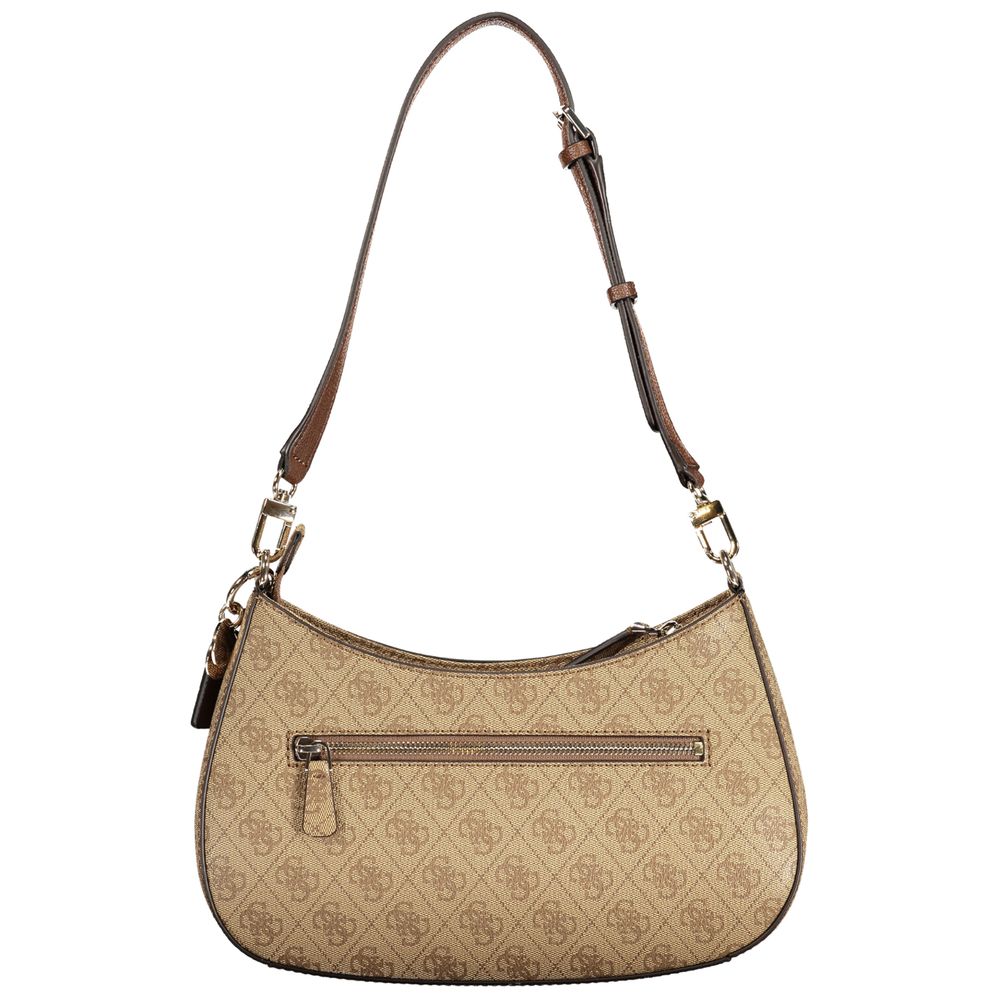 Guess Jeans Beige Polyurethane Women Women's Handbag