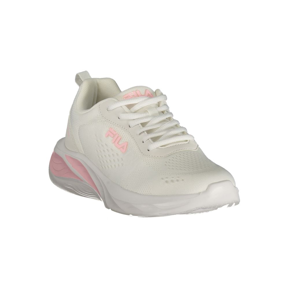 Fila White Polyester Women's Women's Sneakers
