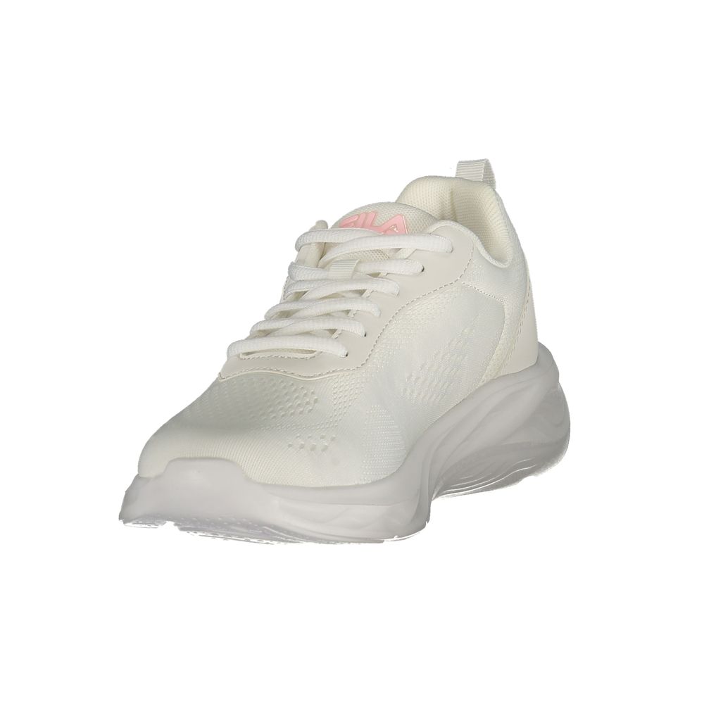 Fila White Polyester Women's Women's Sneakers
