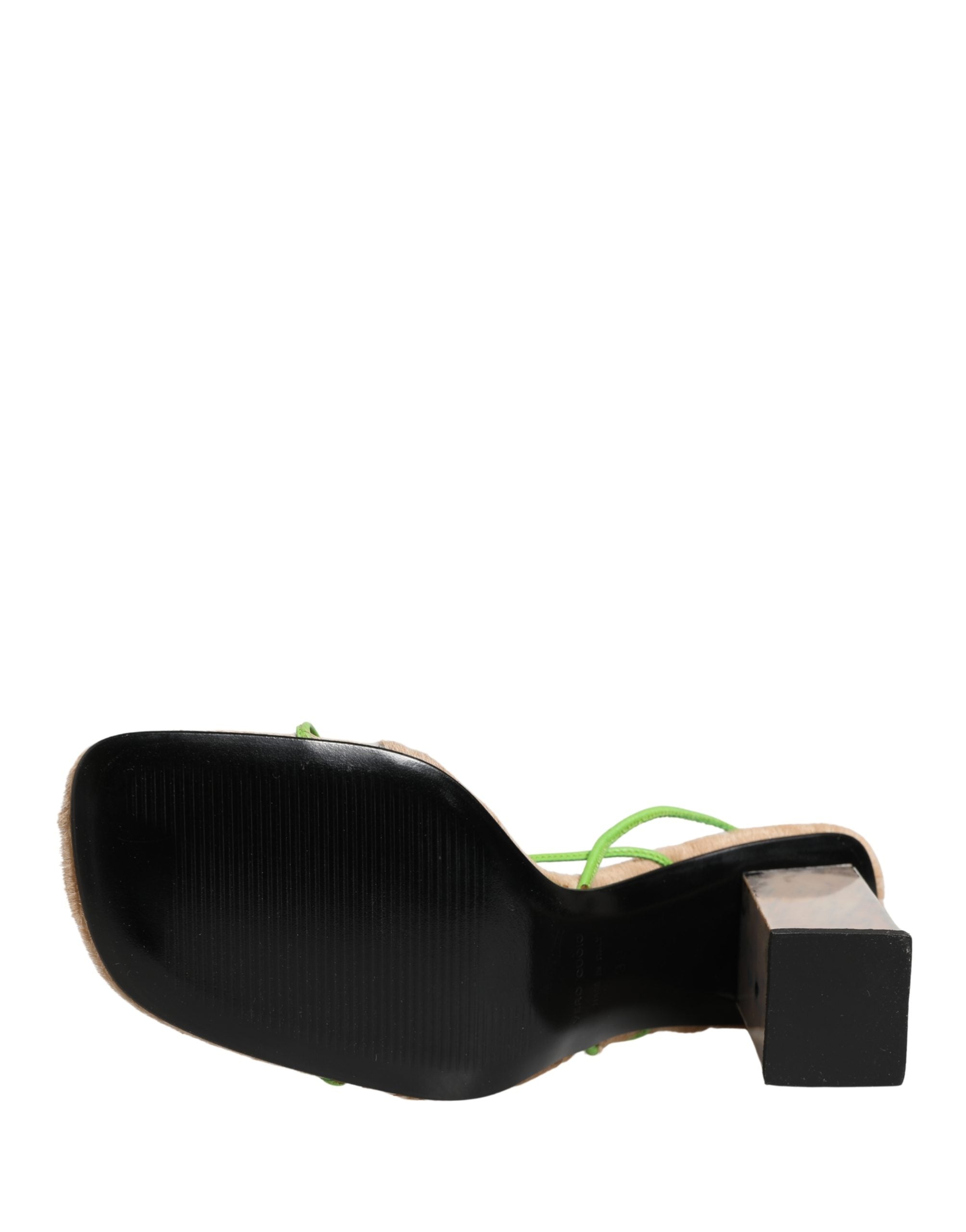 Dolce & Gabbana Multicolor Leather Block Heels Sandals Women's Shoes (Pre-Owned)