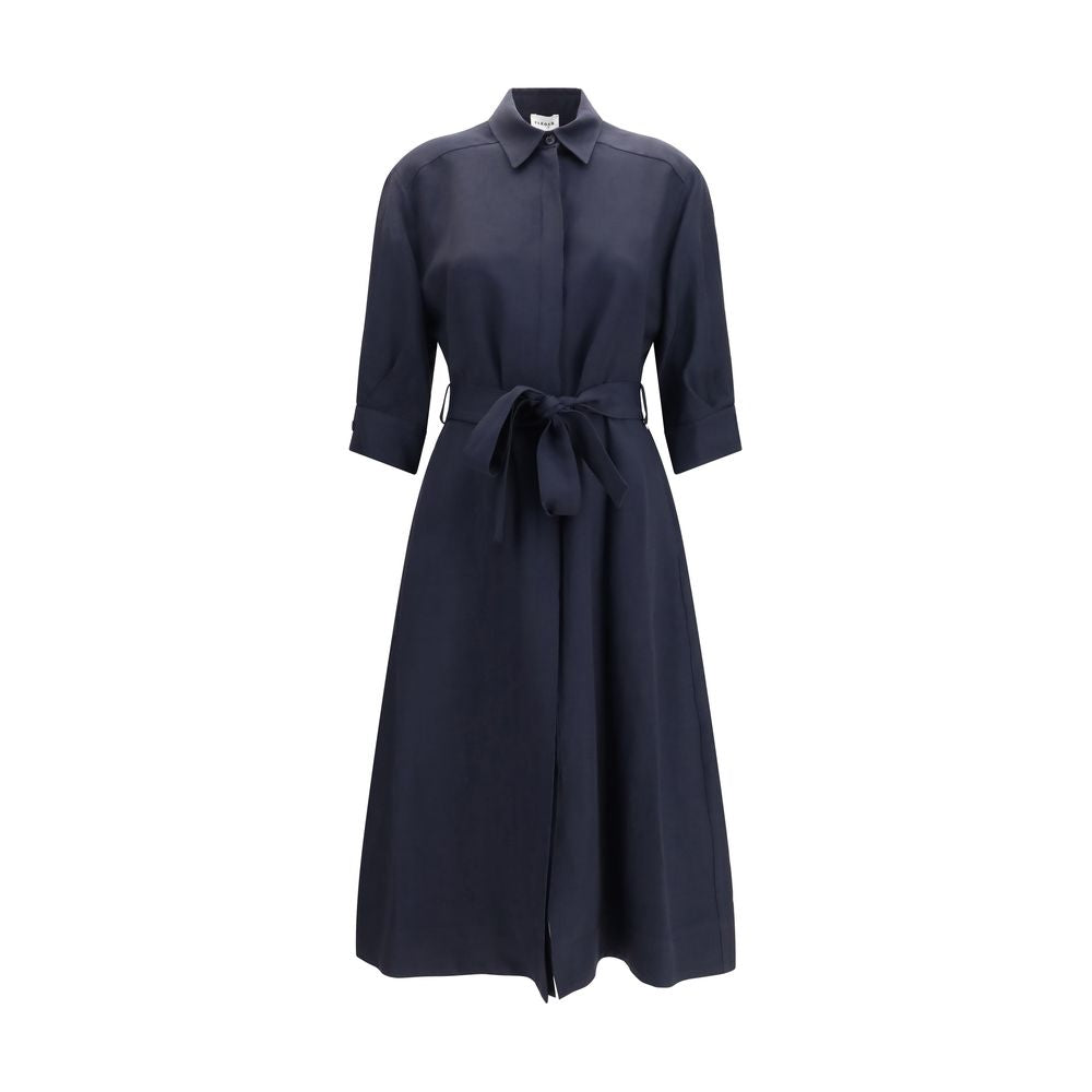 P.A.R.O.S.H. Blue Viscose Casual Women's Dress