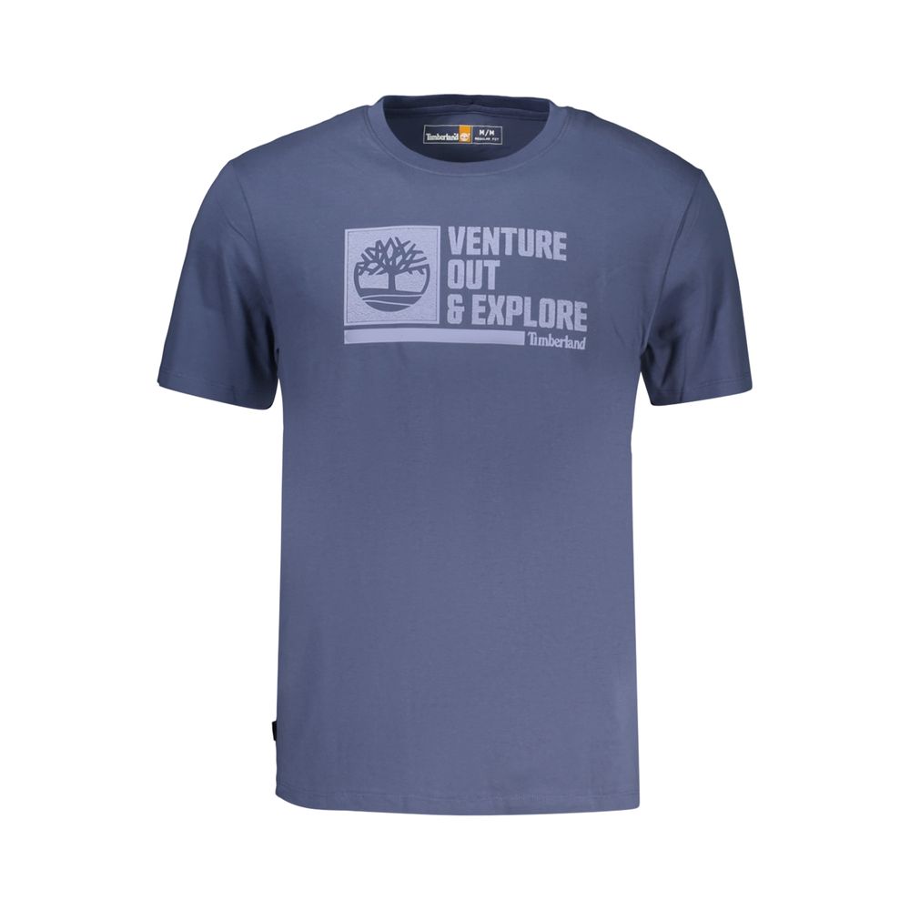 Timberland Blue Cotton Men's Men's T-Shirt