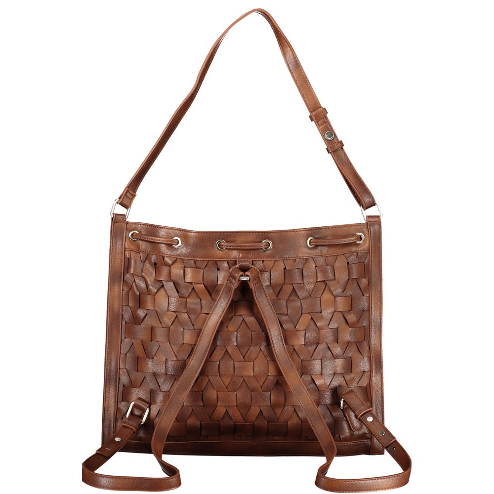 Desigual Camel Polyurethane Women Women's Backpack