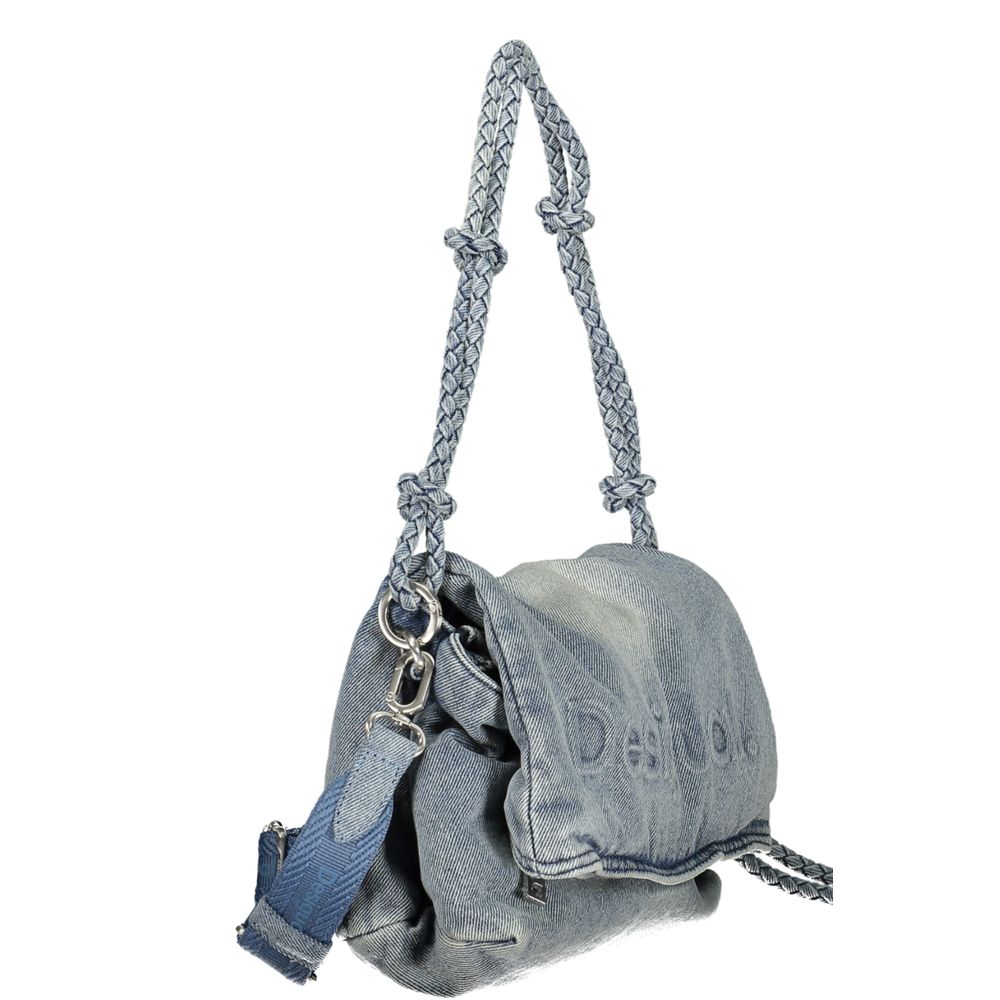 Desigual Blue Cotton Women Women's Handbag