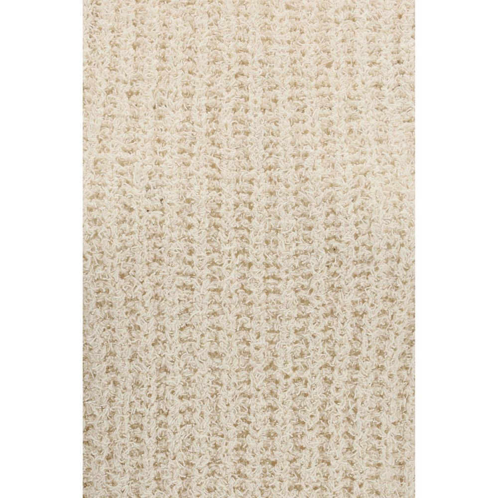 Balmain Beige Cotton Sleeveles Women's Sweater
