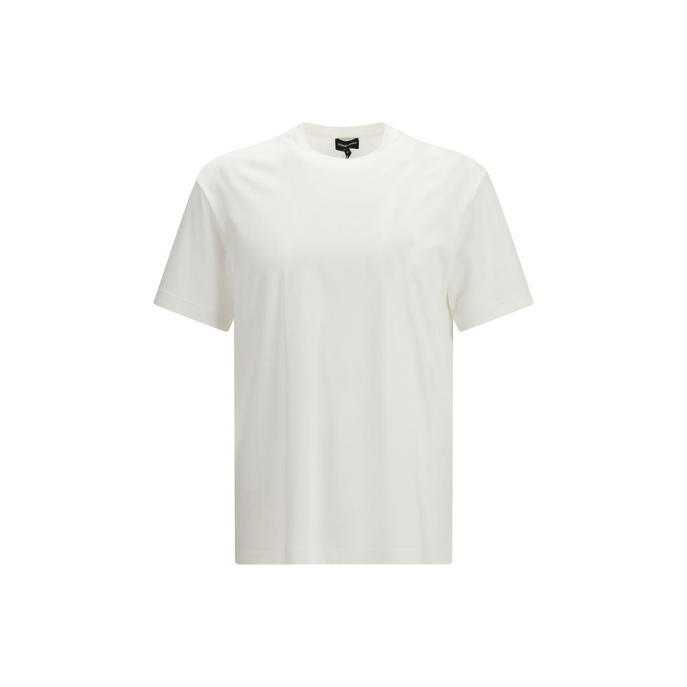 Giorgio Armani White Cotton Men's T-Shirt