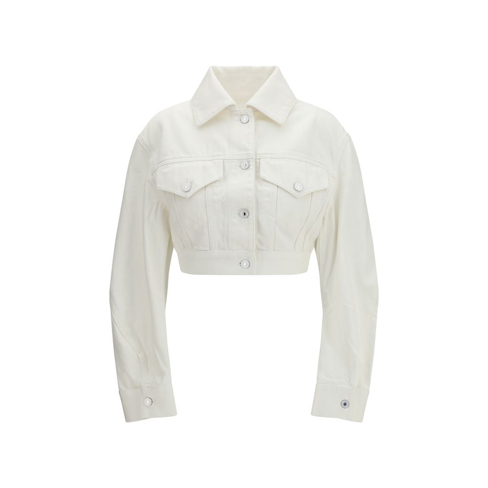 Givenchy White Cotton Denim Women's Jacket