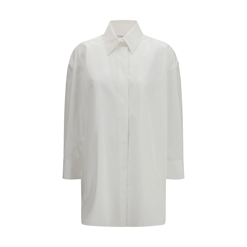 Givenchy White Cotton Dress Women's Shirt