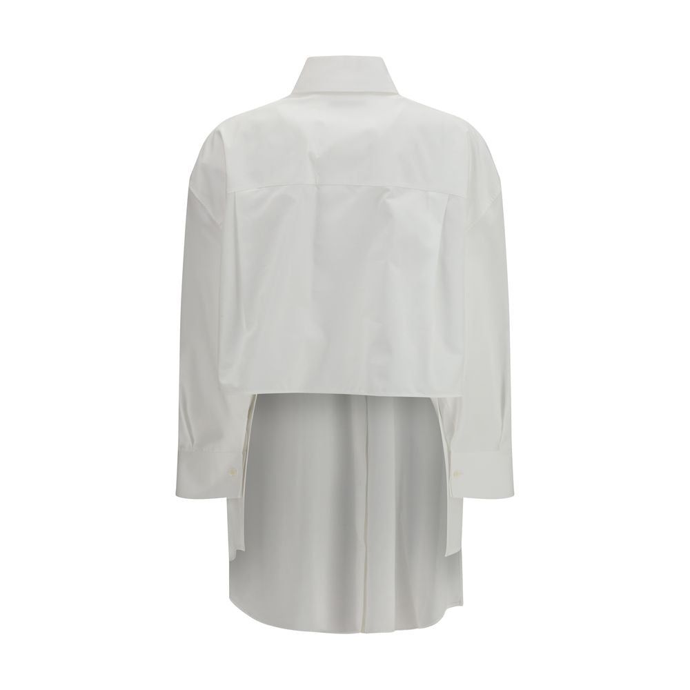 Givenchy White Cotton Dress Women's Shirt