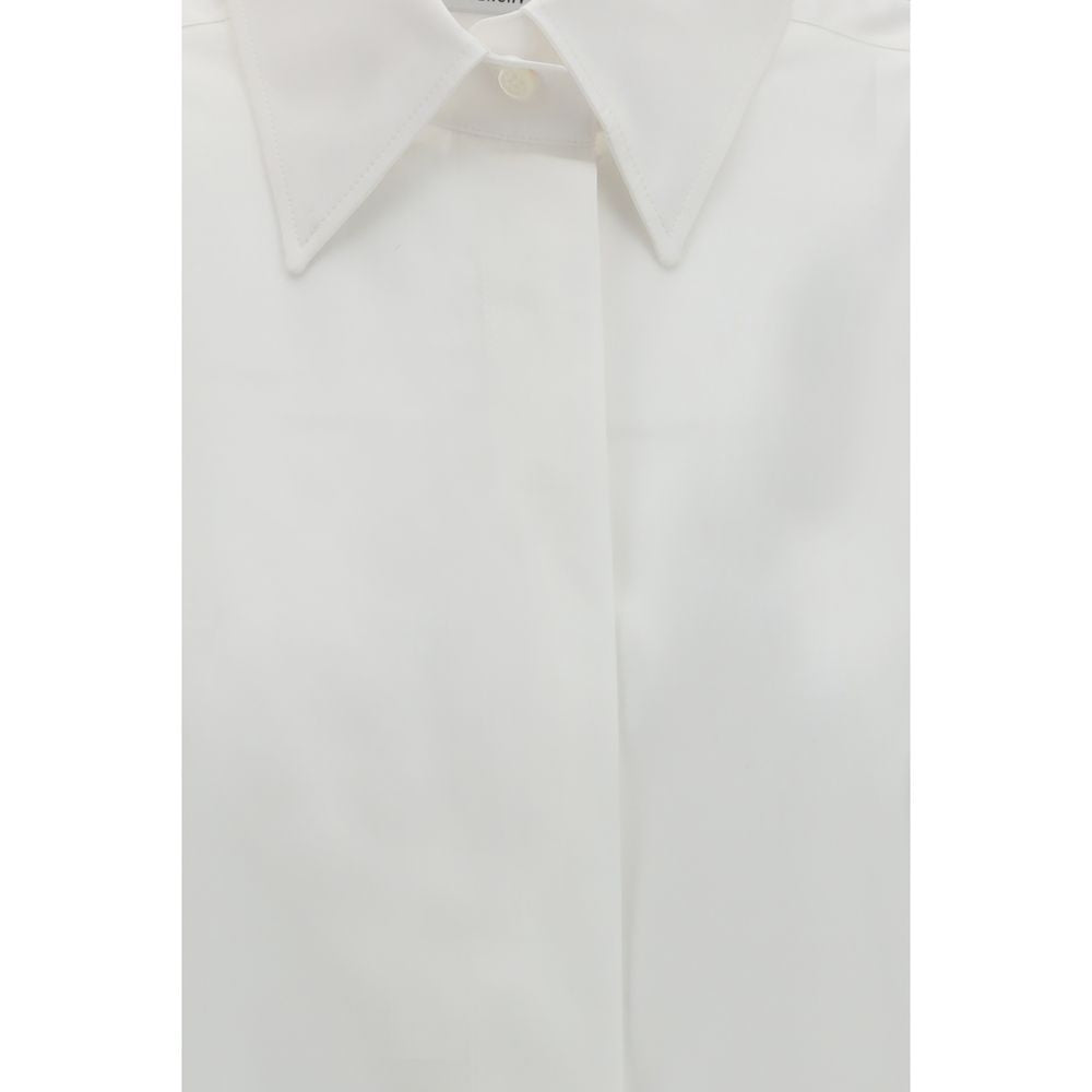 Givenchy White Cotton Dress Women's Shirt