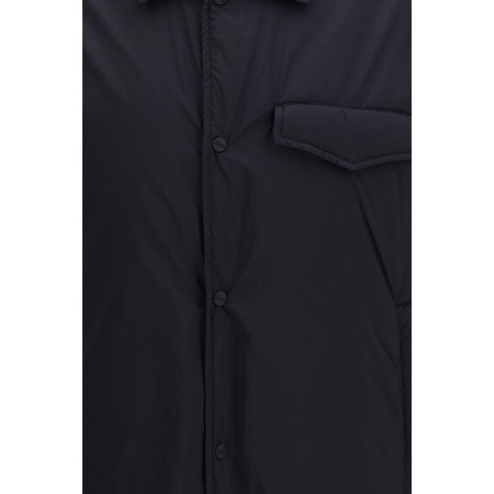 Herno Black Nylon Shell Men's Jacket