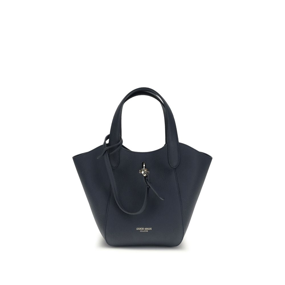 Giorgio Armani Blue Calf Leather Bos Taurus Women's Handbag
