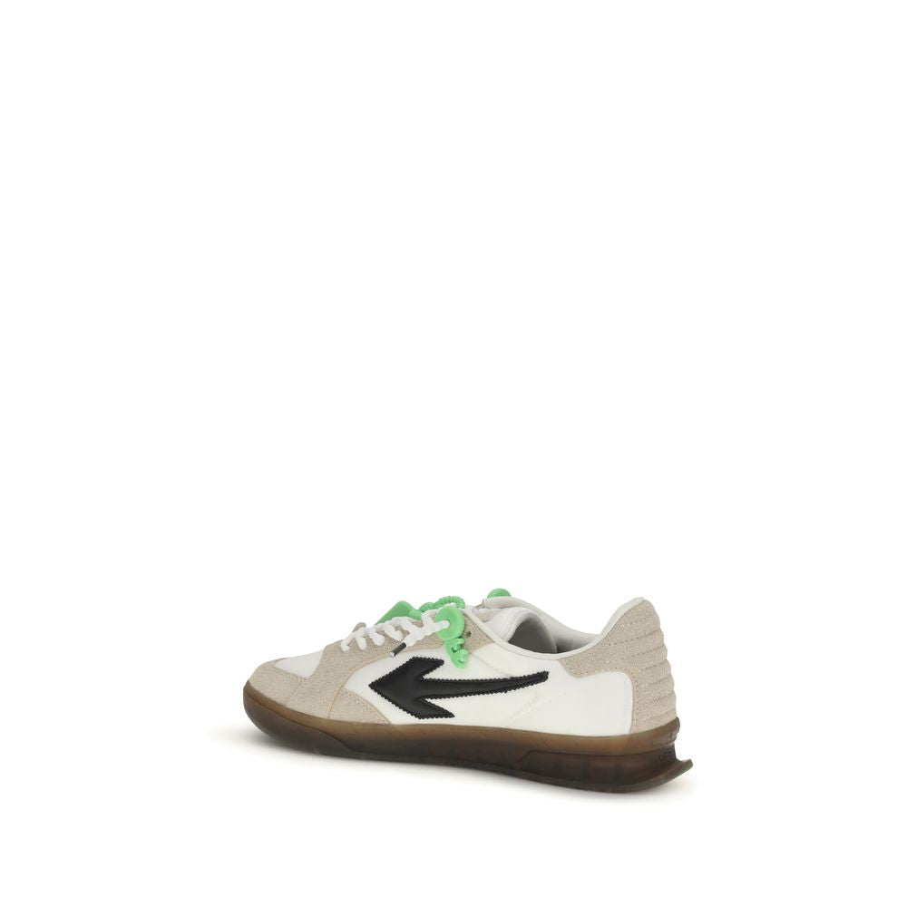 Off-White Multicolor Calf Leather Bos Taurus Men's Sneakers