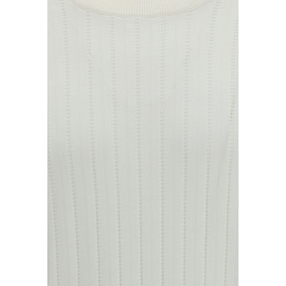 Brunello Cucinelli White Cotton Men's Sweatshirt