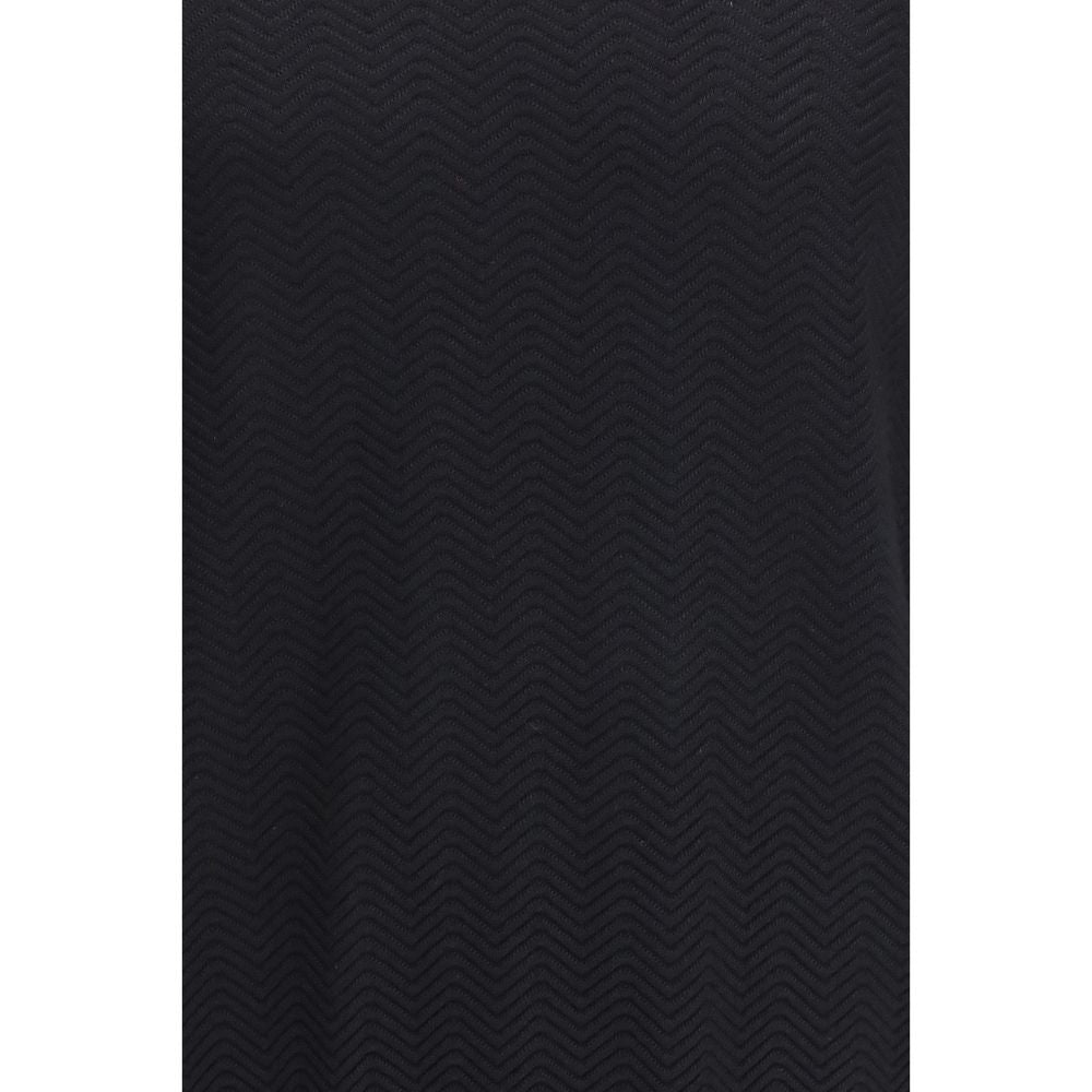 Giorgio Armani Black Silk Men's Sweater