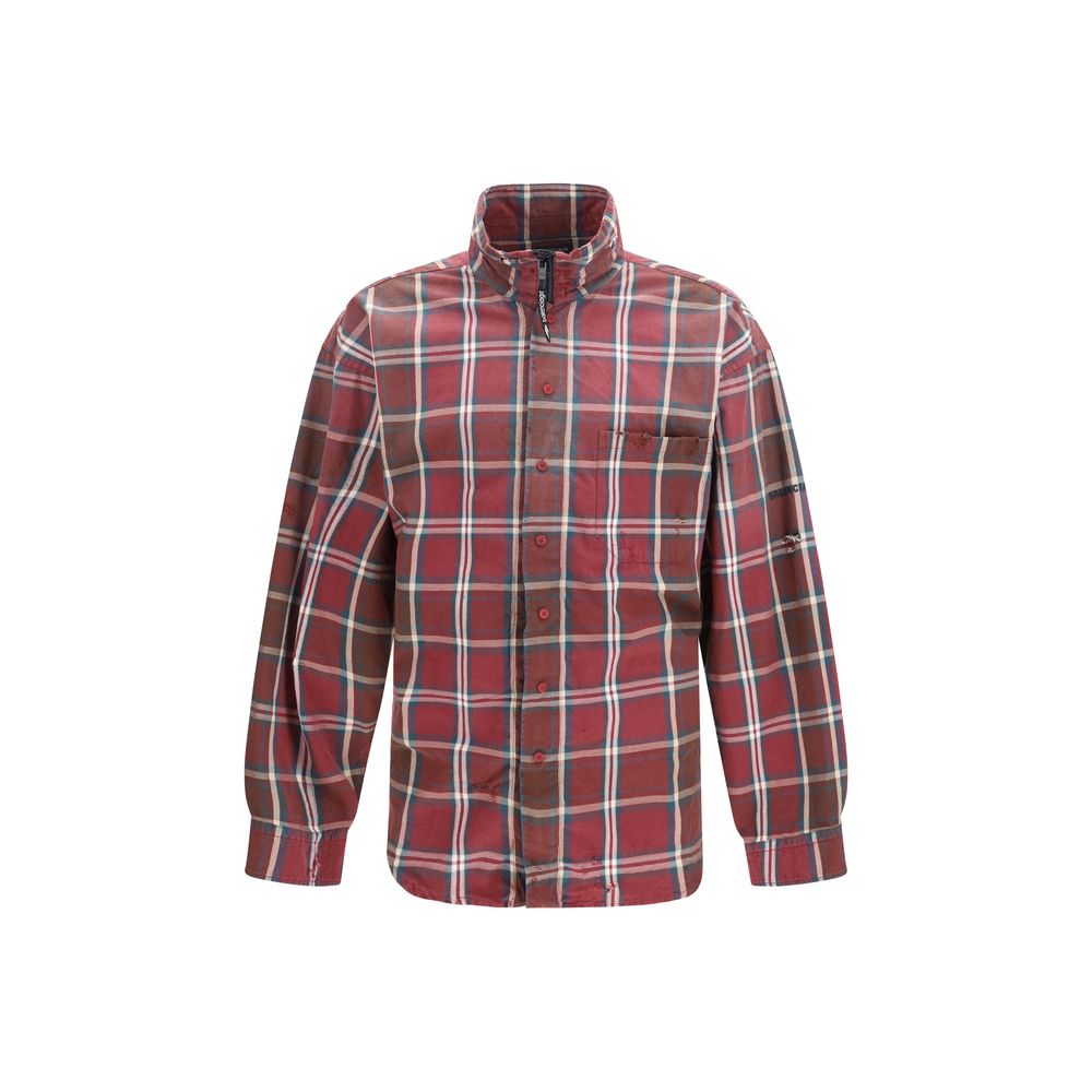 Balenciaga Multicolor Polyester Pattern Men's Shirt