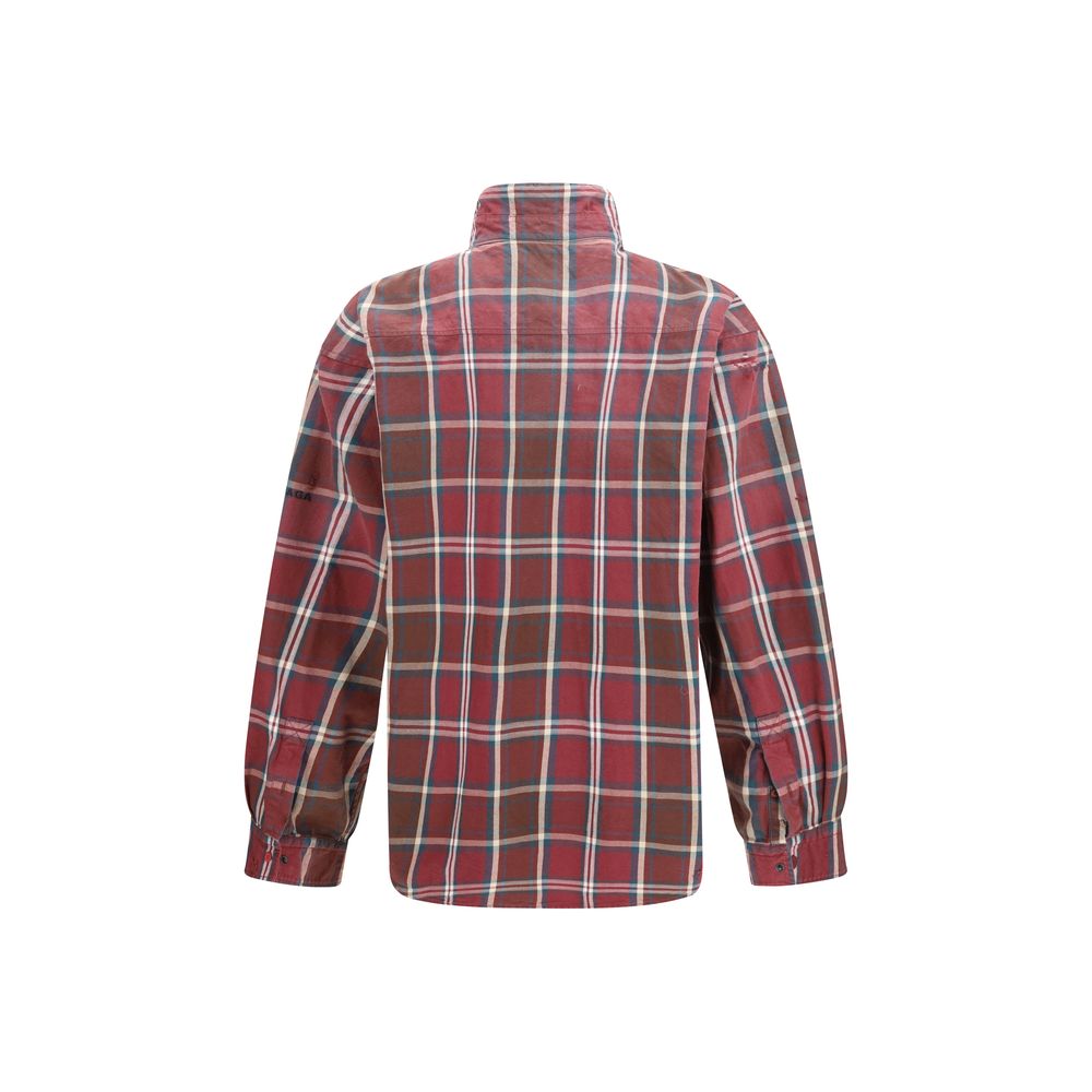 Balenciaga Multicolor Polyester Pattern Men's Shirt