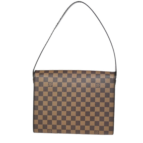 Louis Vuitton Tribeca Brown Canvas Shoulder Bag (Pre-Owned)