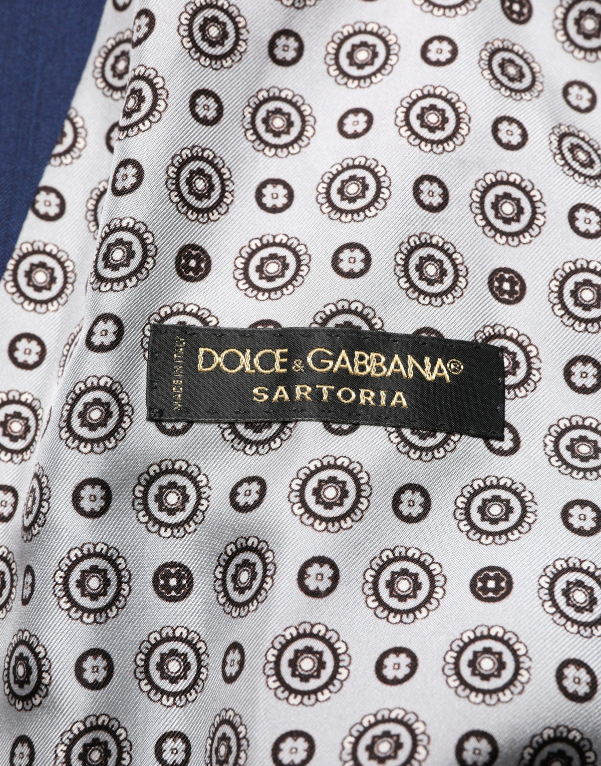 Dolce & Gabbana Navy Blue Wool Dress Formal Waistcoat Men's Vest