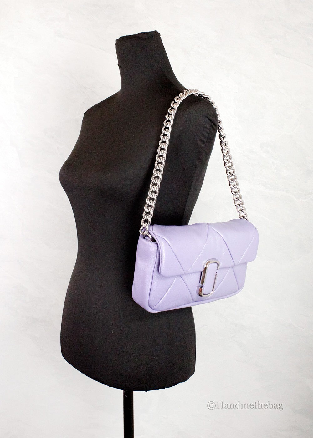 Marc Jacobs Marc Jacobs The J Marc Daybreak Diamond Quilted Leather Shoulder Crossbody Women's Bag