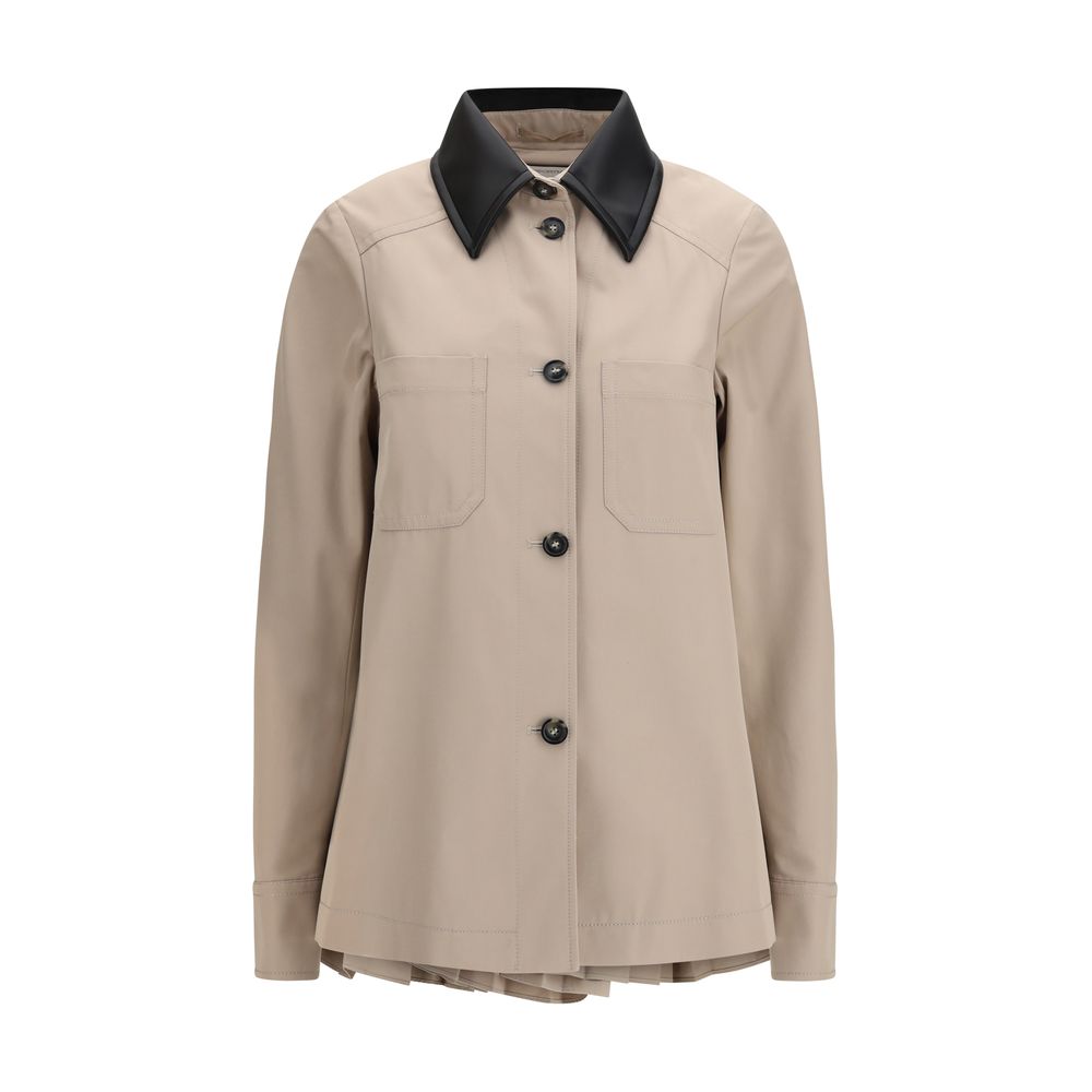 Max Mara Beige Polyester Women's Coat