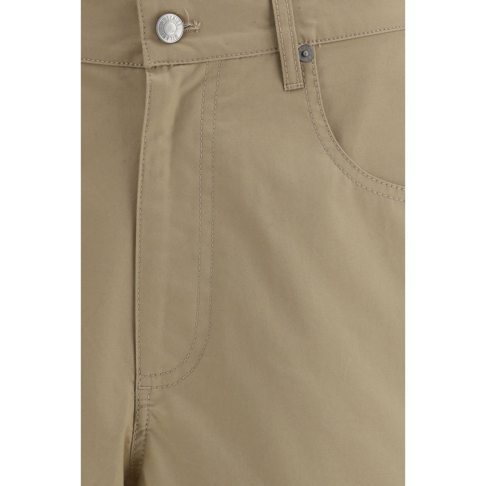 Moschino Beige Cotton Bermuda Men's Shorts