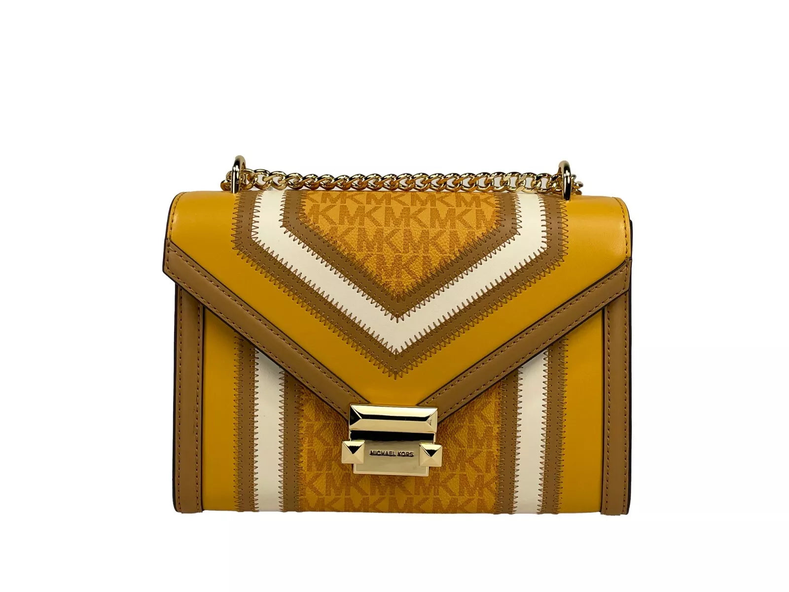 Michael Kors Michael Kors Whitney Medium PVC Flap Chain Shoulder Women's Bag