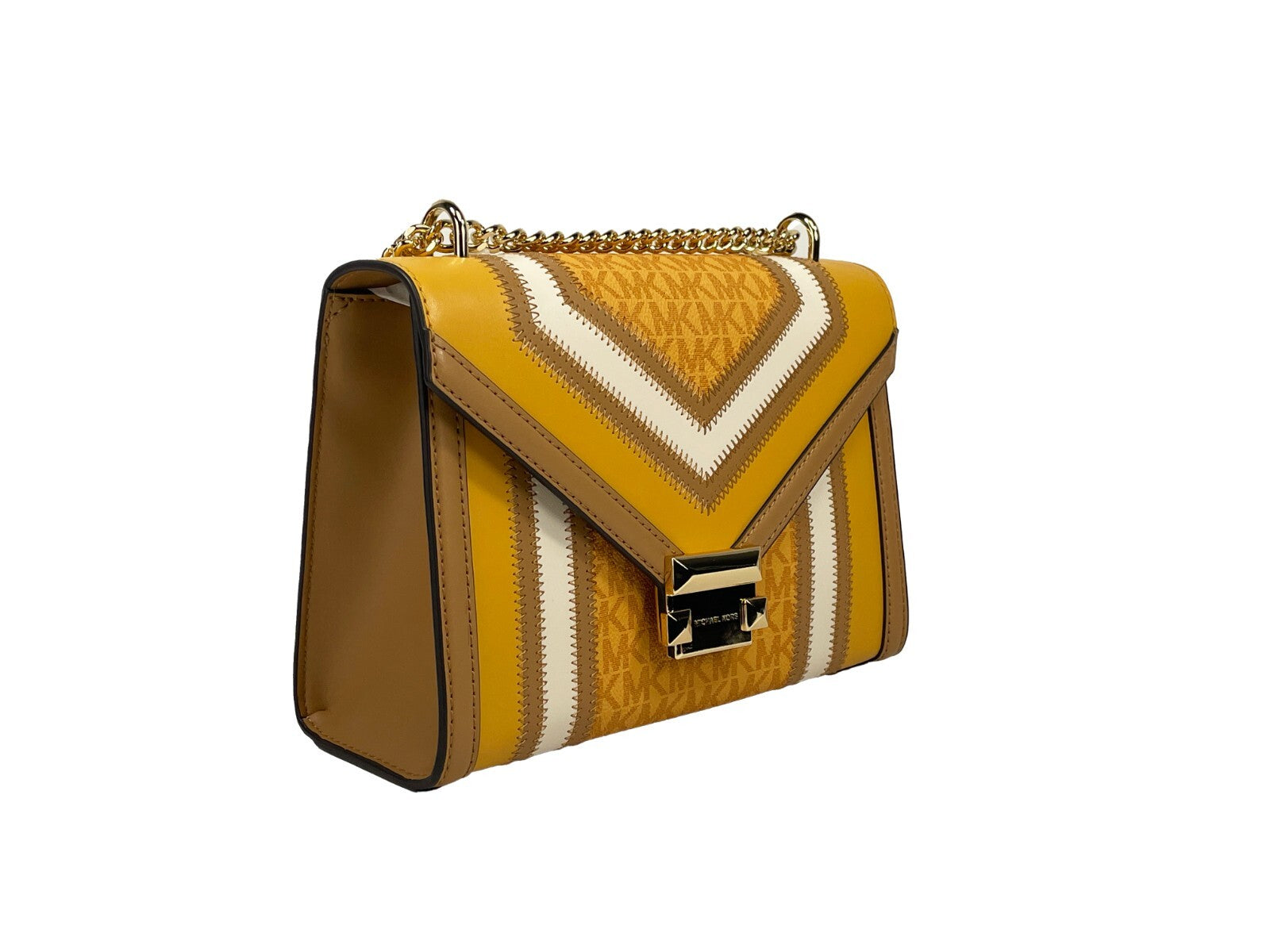 Michael Kors Michael Kors Whitney Medium PVC Flap Chain Shoulder Women's Bag