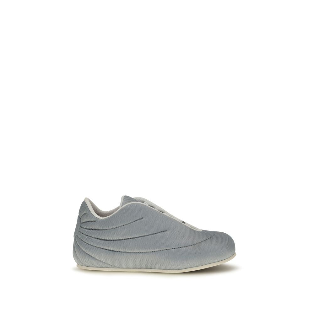 PDF Channel Gray Polyester Men's Sneakers