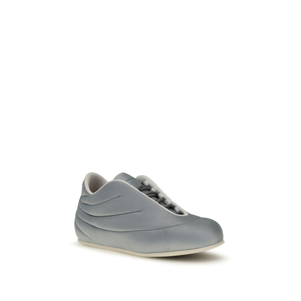 PDF Channel Gray Polyester Men's Sneakers