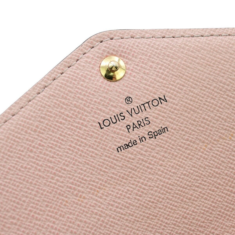 Louis Vuitton Sarah Brown Canvas Wallet  (Pre-Owned)
