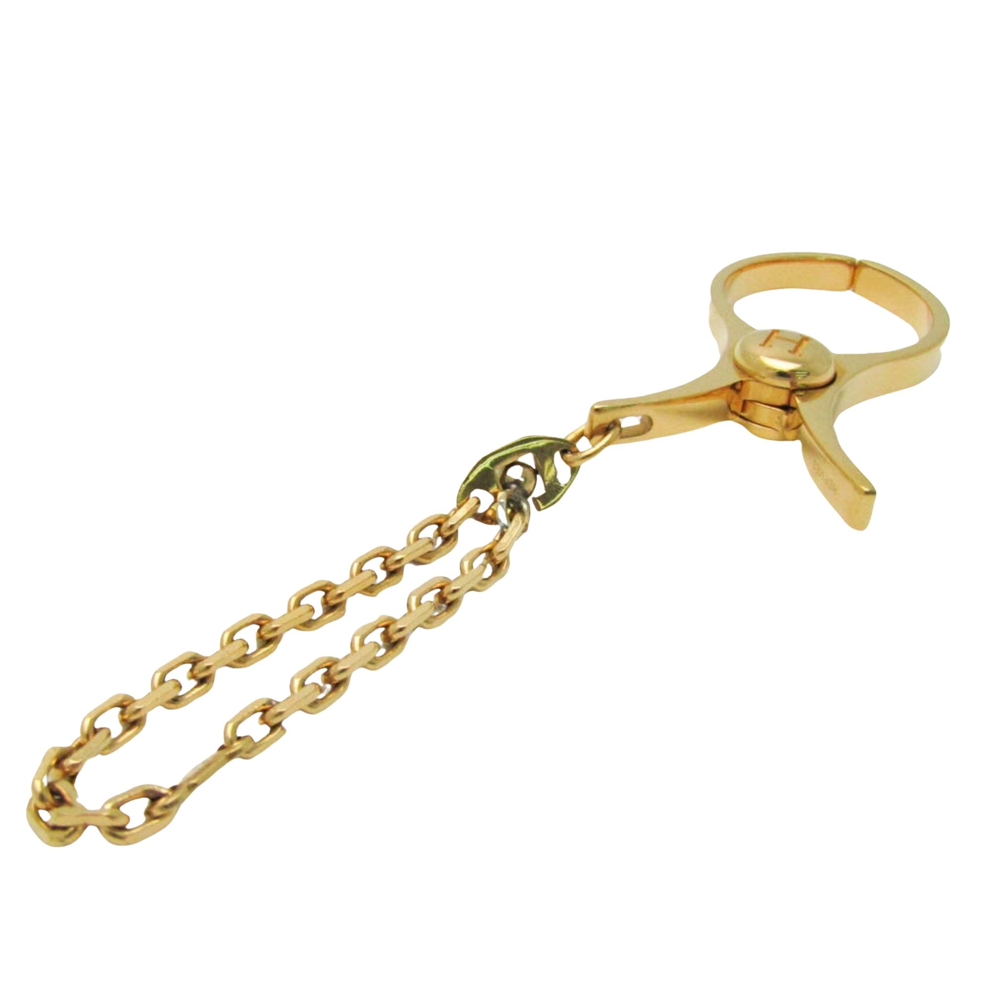 Hermès Pince À Gants Gold Metal Gloves  (Pre-Owned)