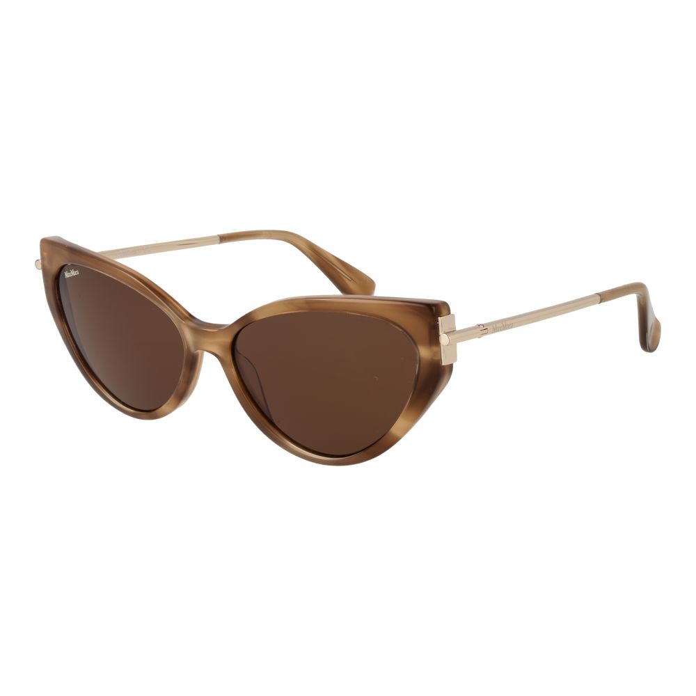 Max Mara Brown Acetate Women's Sunglasses