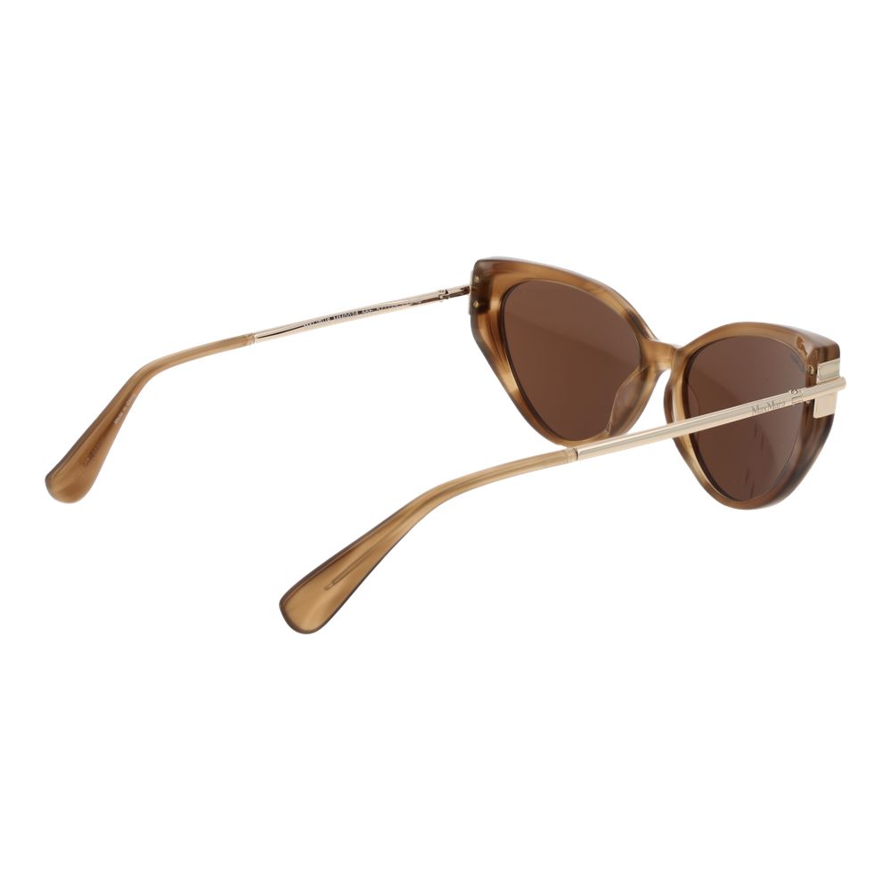 Max Mara Brown Acetate Women's Sunglasses