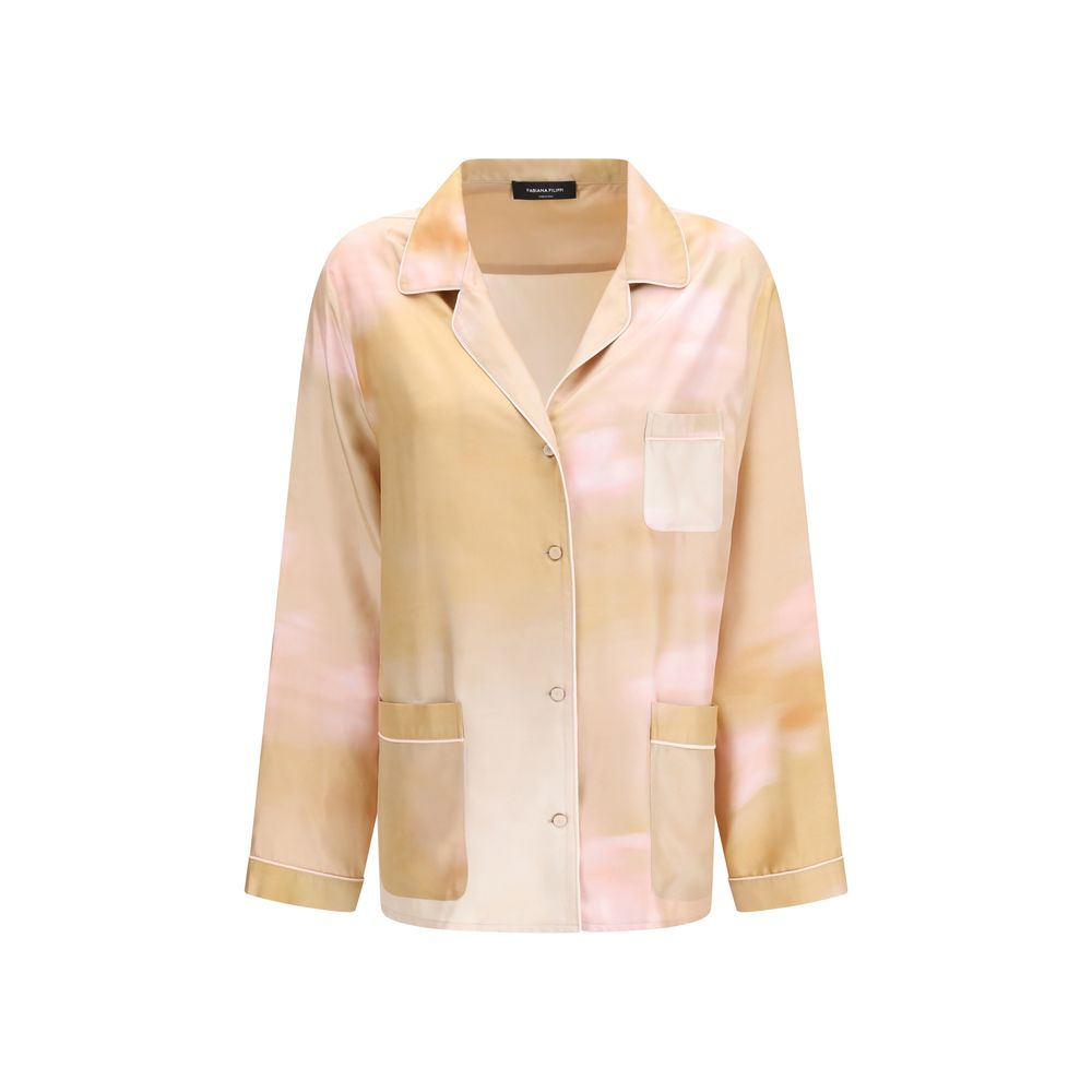 Fabiana Filippi Multicolor Silk Pattern Women's Shirt