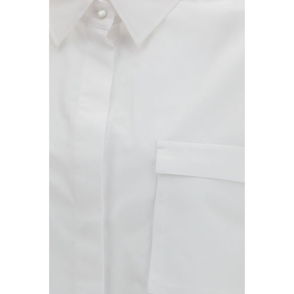 Max Mara White Cotton Women's Shirt