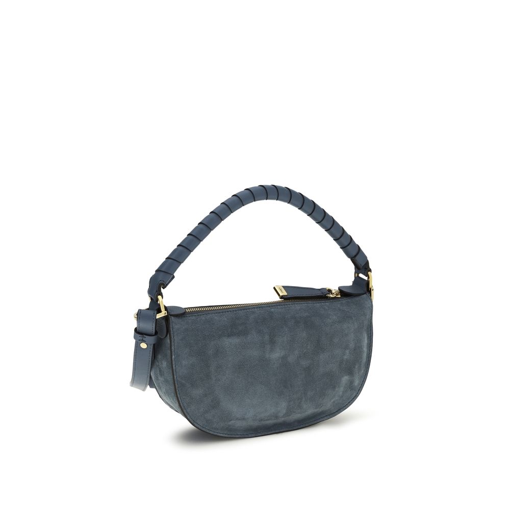 Chloé Blue Calf Leather Bos Taurus Shoulder Women's Bag