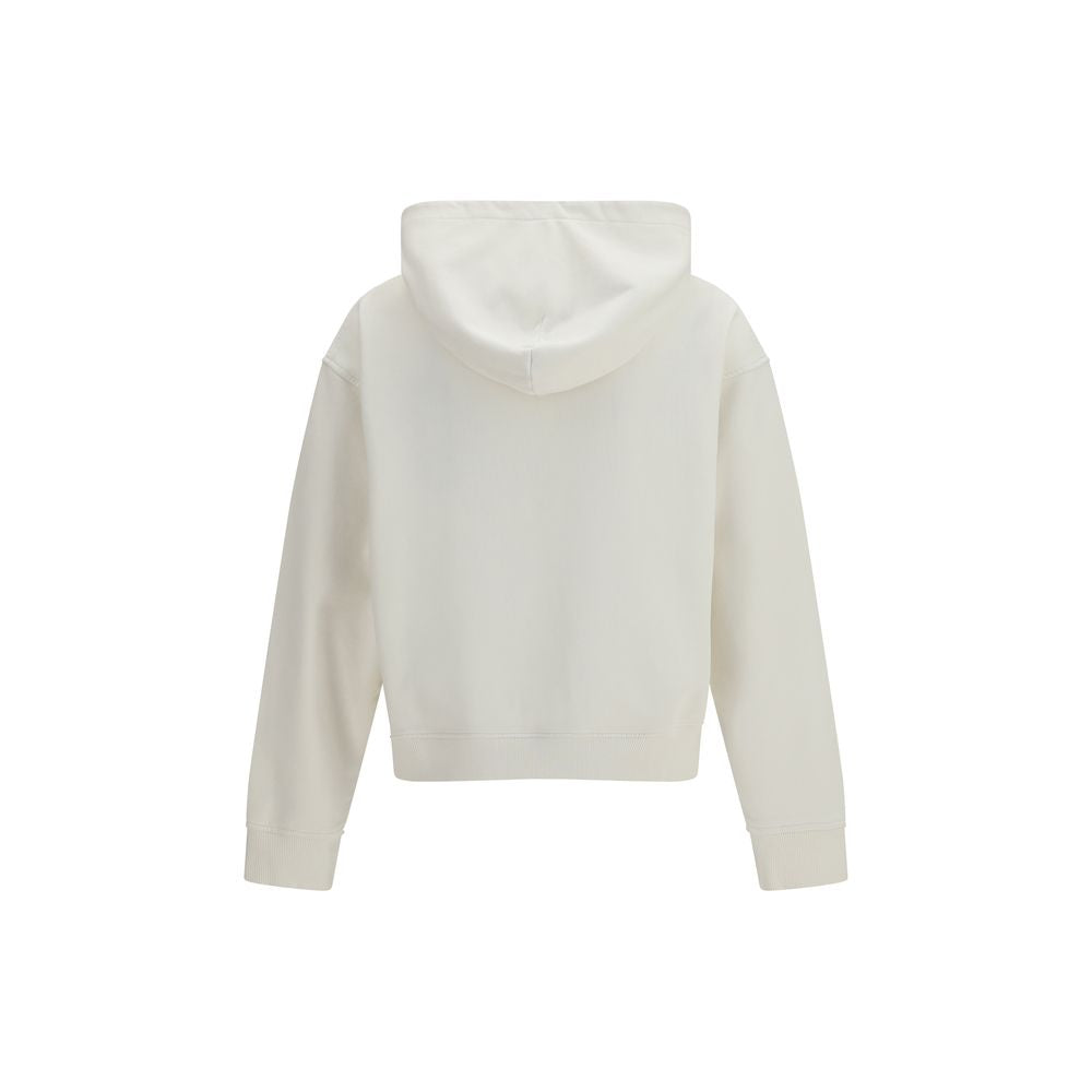 Palm Angels White Cotton Men's Sweatshirt