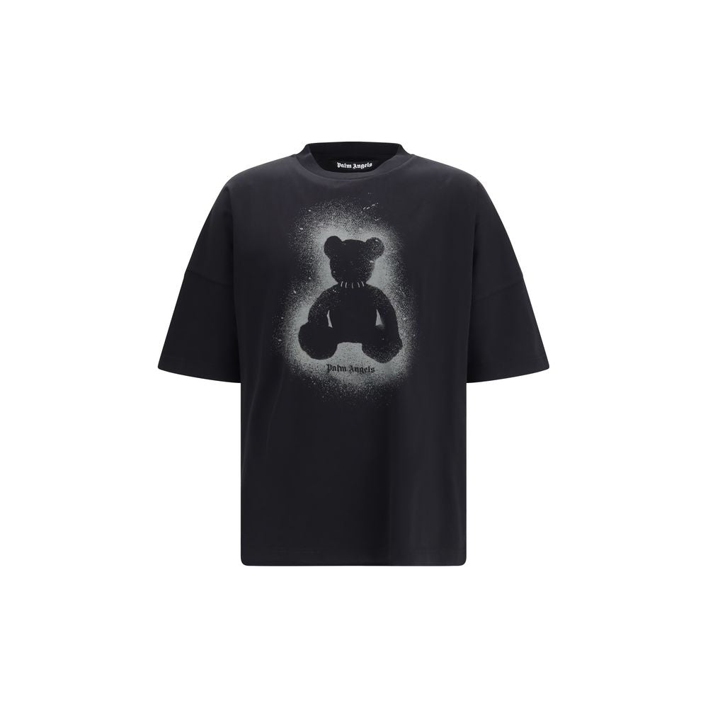 Palm Angels Black Cotton Men's T-Shirt