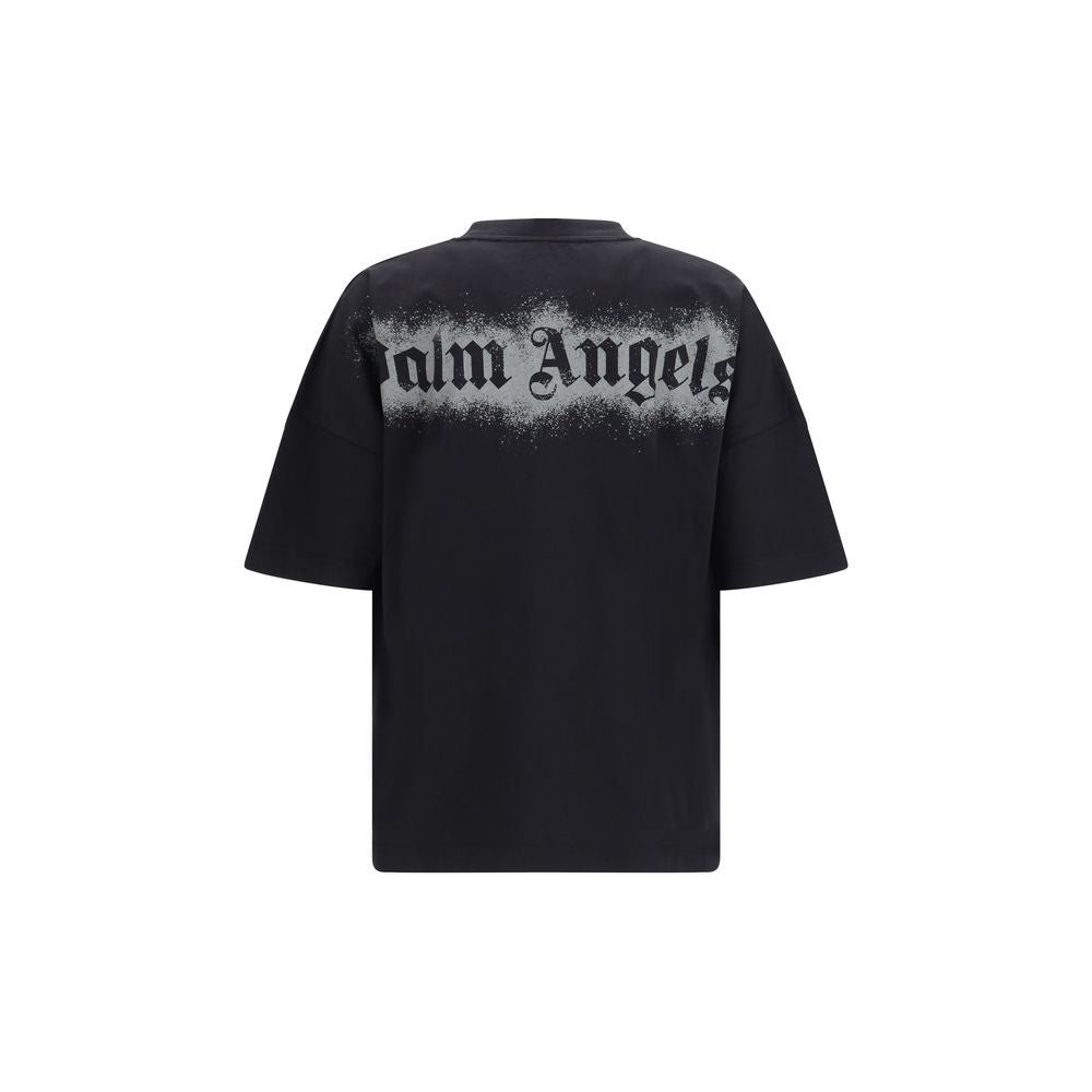 Palm Angels Black Cotton Men's T-Shirt