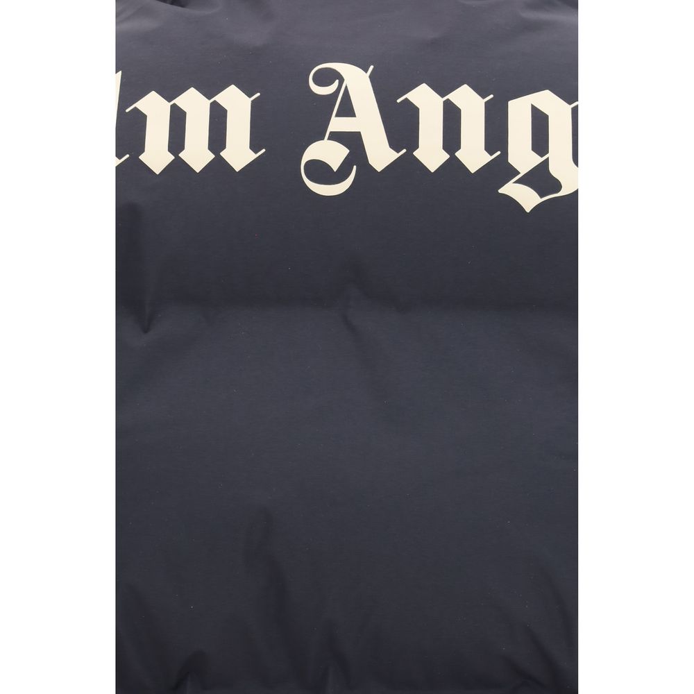 Palm Angels Black Polyamide Full-Length Men's Jacket