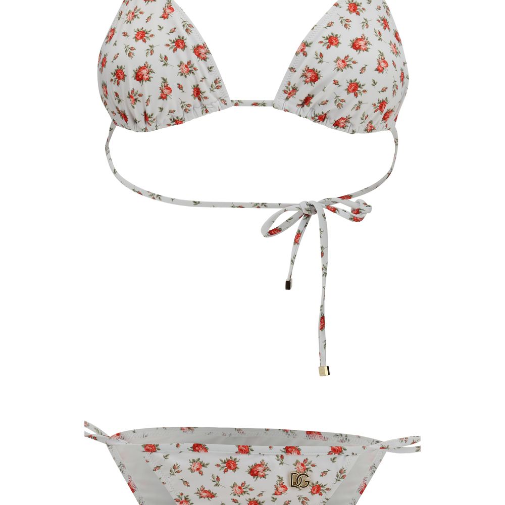 Dolce & Gabbana White Nylon Women's Bikini